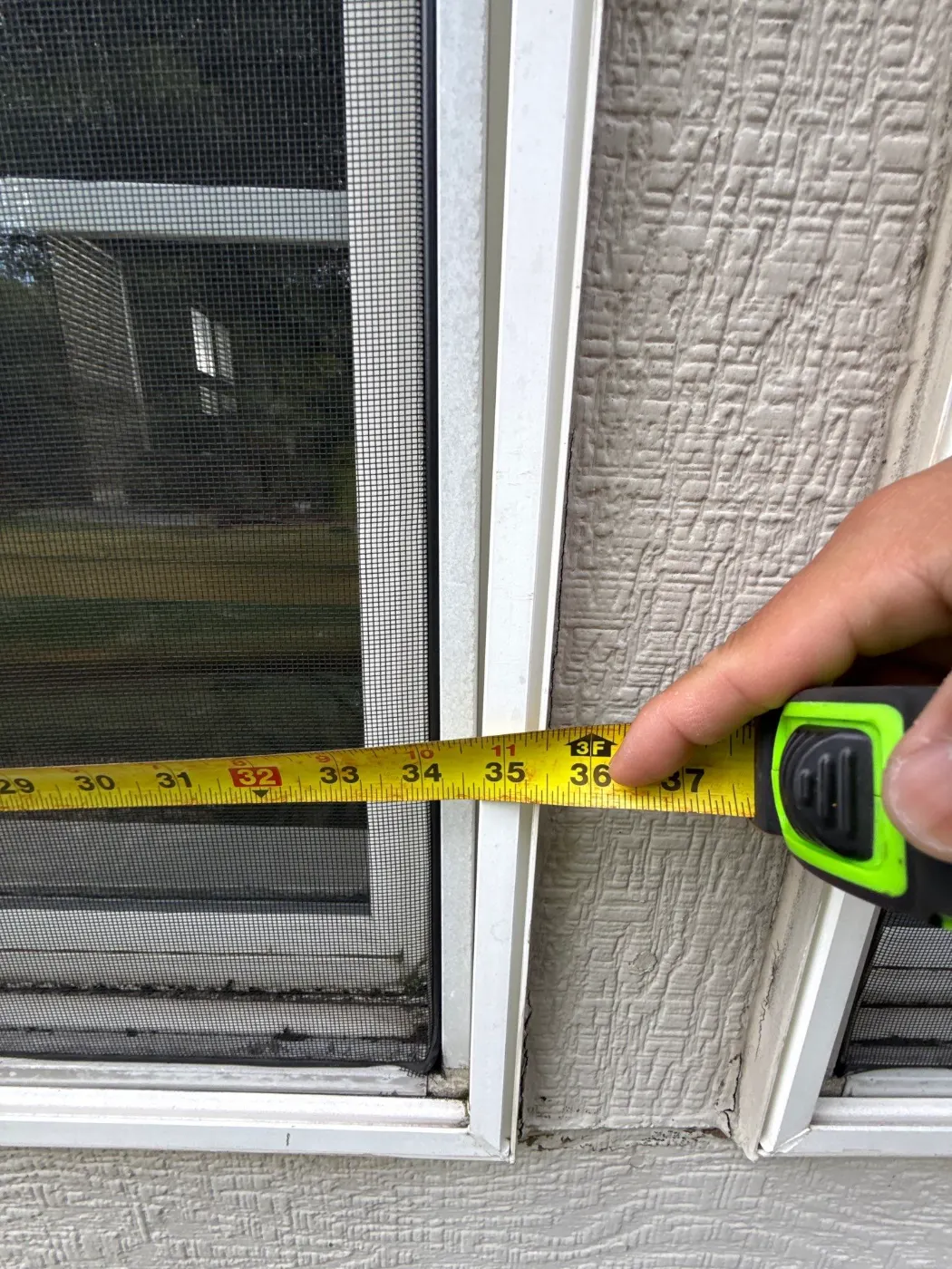Window replacement documented in Anson